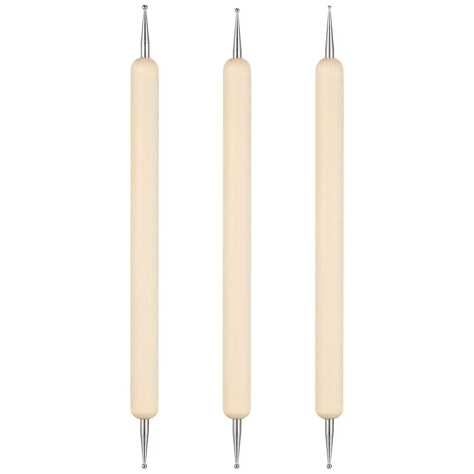 3 Pcs Clay Sculpture Tools Ball Styluses Wooden Handle Stainless Steel Embossing Pottery Modeling Craft Project Accessories
3 Pcs Clay Sculpture Tools Ball Styluses Wooden Handle Stainless Steel Embossing Pottery Modeling Craft Project Accessories