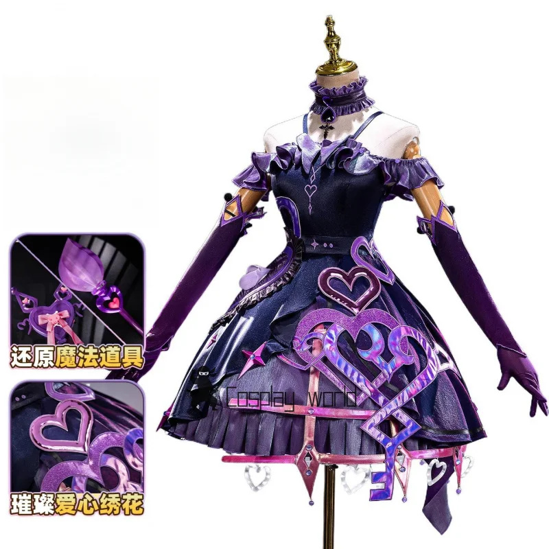 Game Honor of Kings Cosplay Costume Angela Anime Purple Lolita Dress Prop Full Set Uniform Halloween Party Playrole Clothes
Game Honor of Kings Cosplay Costume Angela Anime Purple Lolita Dress Prop Full Set Uniform Halloween Party Playrole Clothes
