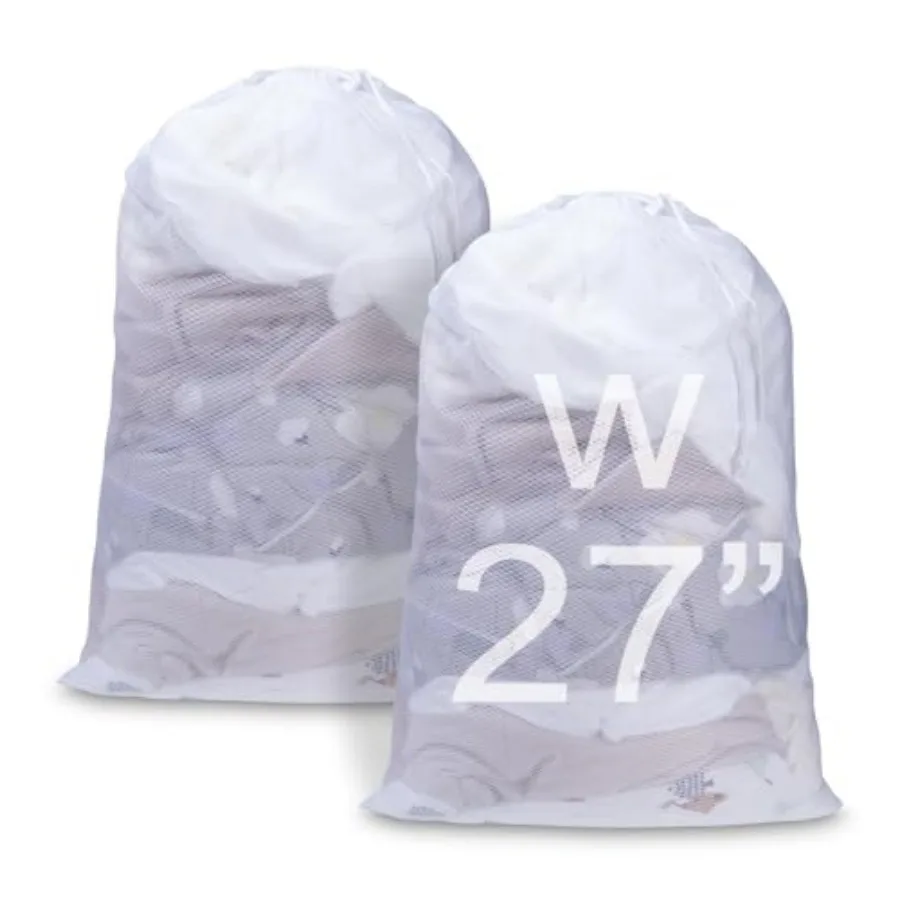 Large Mesh Laundry Bag, 27×36inch Heavy Duty Mesh Laundry Bags Drawstring Lockable, Laundry Hamper Liner, Machine Washable, for
Large Mesh Laundry Bag, 27×36inch Heavy Duty Mesh Laundry Bags Drawstring Lockable, Laundry Hamper Liner, Machine Washable, for