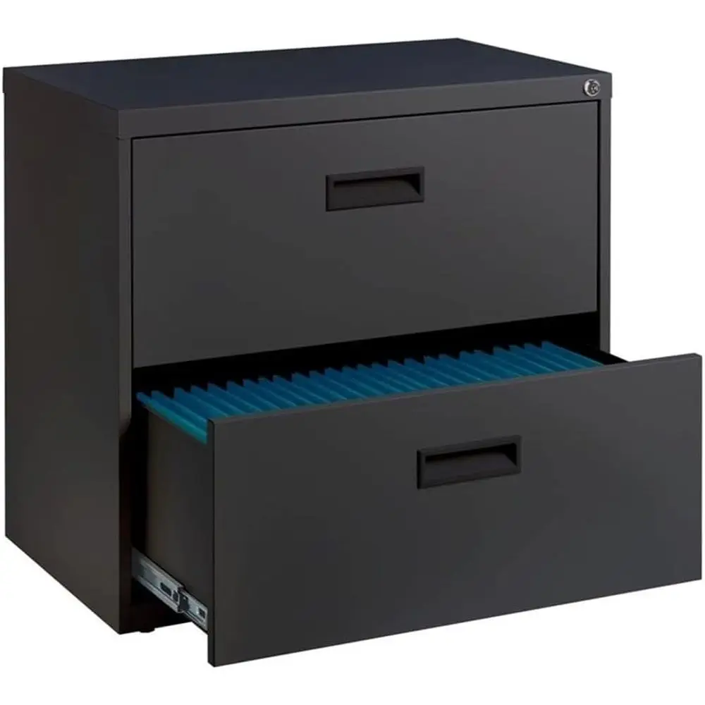 27.75 Lateral Gray Metal Filing Cabinet, Lockable, Pre-Assembled, Stationary, Legal/Letter Size for Home or Office Use
27.75 Lateral Gray Metal Filing Cabinet, Lockable, Pre-Assembled, Stationary, Legal/Letter Size for Home or Office Use