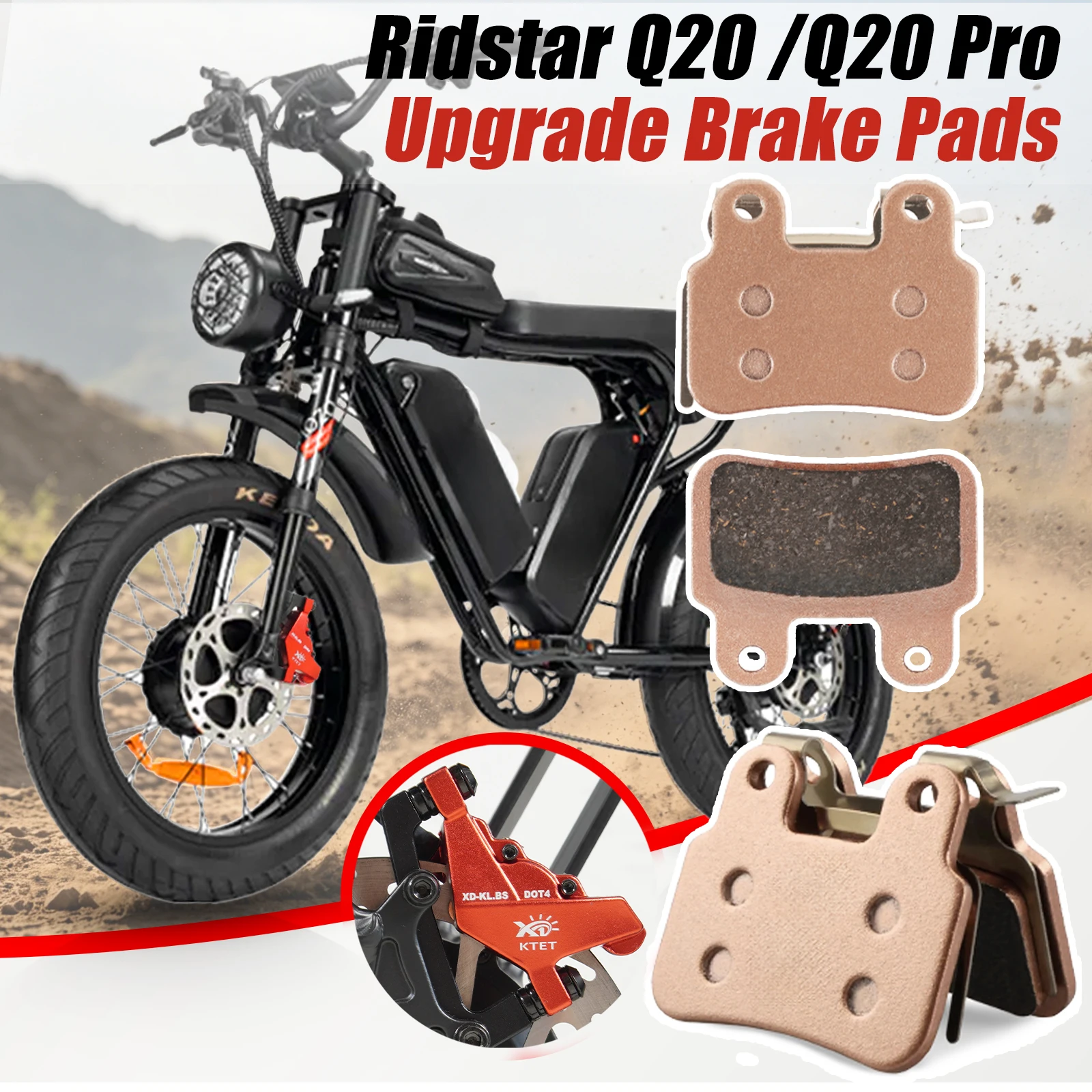 Quiet-Stop Copper Semi-Metal Pads 2Pairs for Ridstar Q20/H26Pro/EKX/X2/X21/Freego X2 – Work with XOD/XD-KLBS-DOTS
Quiet-Stop Copper Semi-Metal Pads 2Pairs for Ridstar Q20/H26Pro/EKX/X2/X21/Freego X2 – Work with XOD/XD-KLBS-DOTS