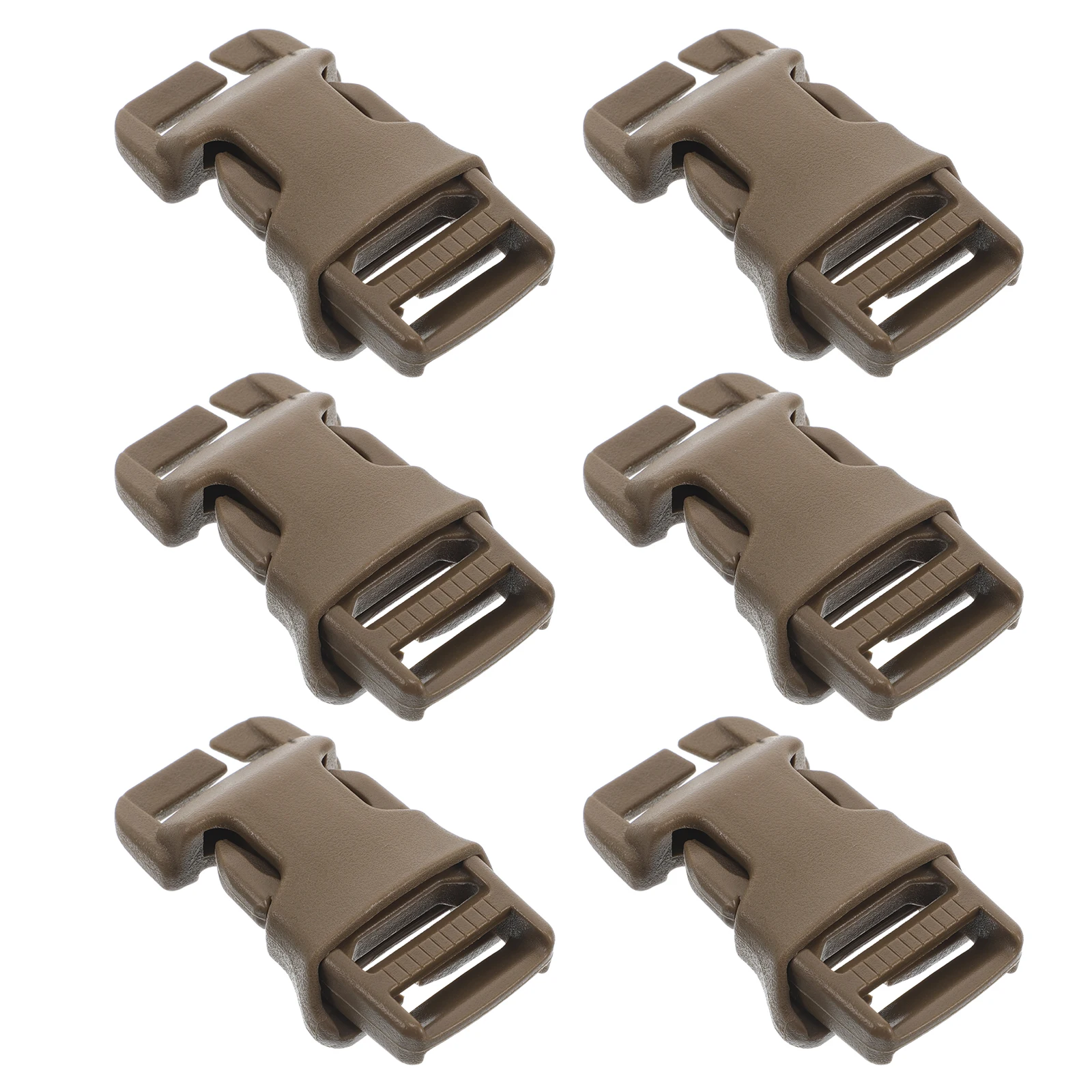 6Pcs Backpack Buckle Detachable Lightweight Quick Release Outdoor Hiking Plastic Buckles Wear Resistant Strap Buckles 
6Pcs Backpack Buckle Detachable Lightweight Quick Release Outdoor Hiking Plastic Buckles Wear Resistant Strap Buckles