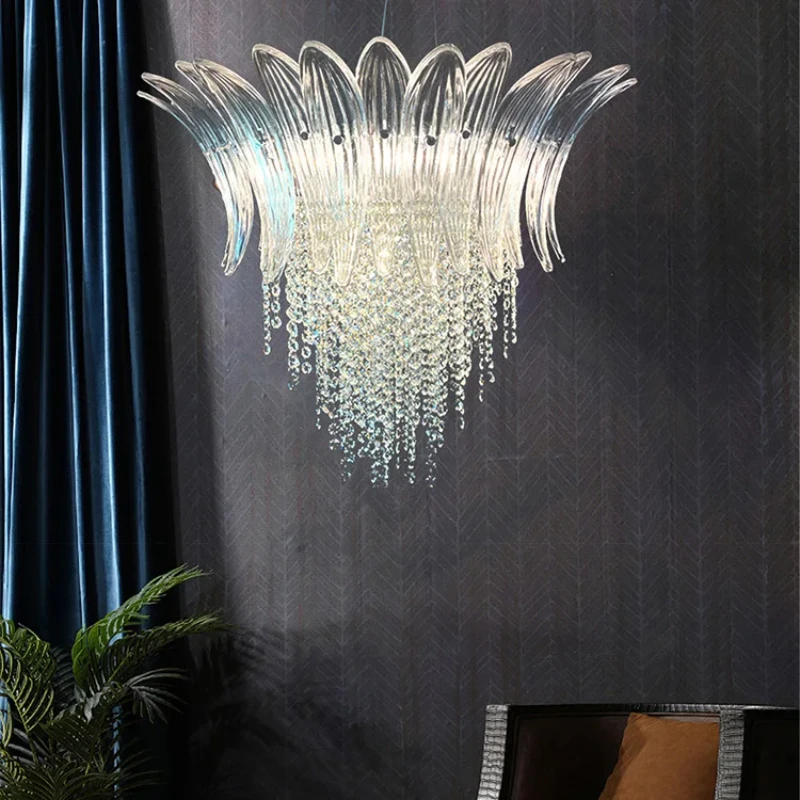 Romantic Crystal Artistic decoration chandelier adjustable Lighting Lustre Dimmable Suitable for Dining Room Ceiling
Romantic Crystal Artistic decoration chandelier adjustable Lighting Lustre Dimmable Suitable for Dining Room Ceiling
