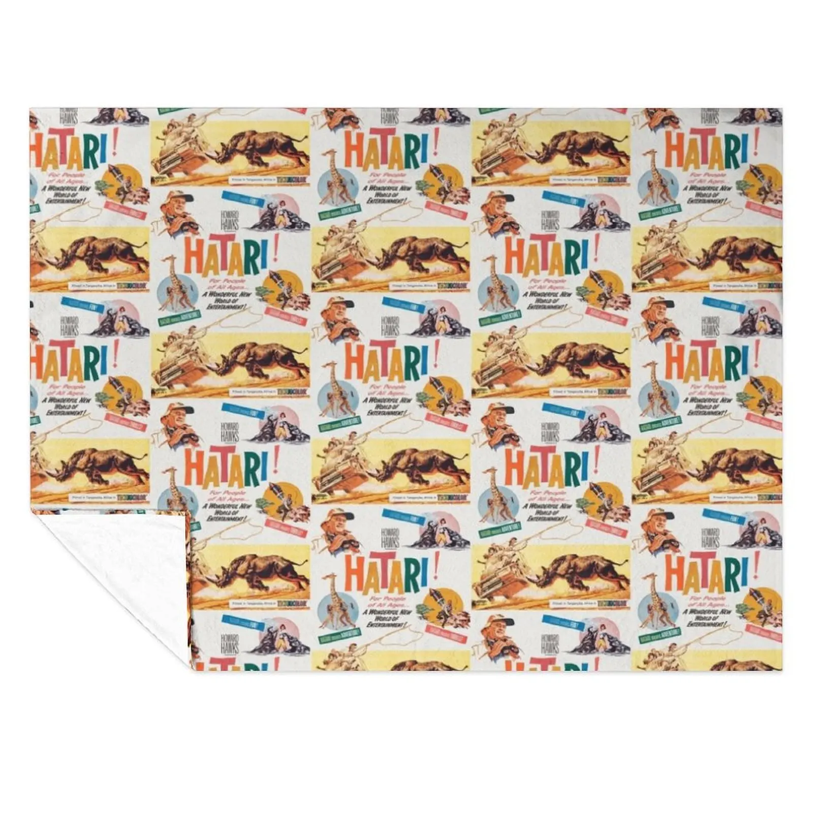 Hatari! Movie Poster Throw Blanket Decorative Sofas Hairys Extra Large Throw blankets ands Blankets
Hatari! Movie Poster Throw Blanket Decorative Sofas Hairys Extra Large Throw blankets ands Blankets