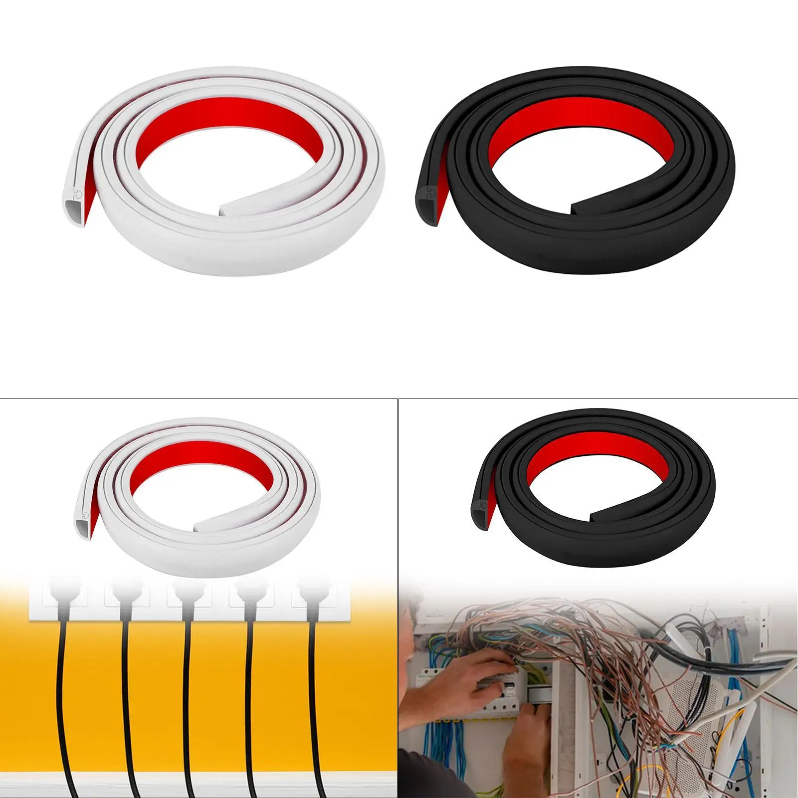 Cord Trunking Cable Hider Easy Installation Wear Resistant 3 Meter Electric Wire
Cord Trunking Cable Hider Easy Installation Wear Resistant 3 Meter Electric Wire