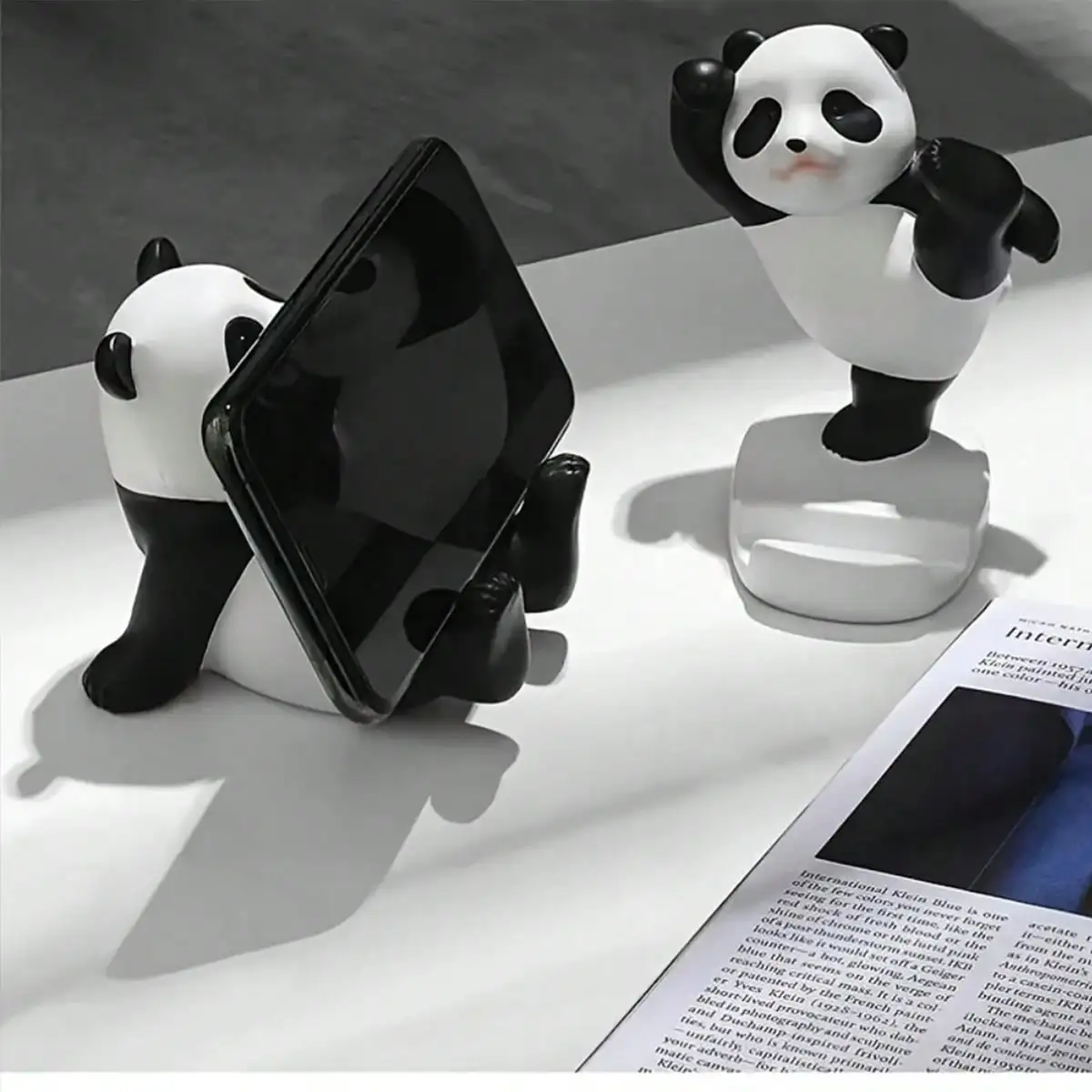 Adjustable Single Panda Shaped Phone Holder, Suitable For Smartphones, Can Also Serve As A Cute Room Decor
Adjustable Single Panda Shaped Phone Holder, Suitable For Smartphones, Can Also Serve As A Cute Room Decor