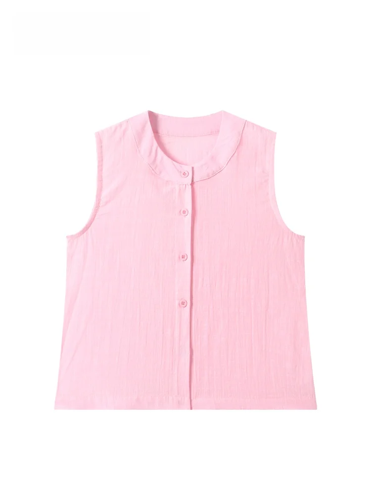 CaraCLUB plus Size Sleeveless Vest Women's Summer New Loose Fit Meat Covering round Neck Top Casual Style Spring Collection
CaraCLUB plus Size Sleeveless Vest Women's Summer New Loose Fit Meat Covering round Neck Top Casual Style Spring Collection