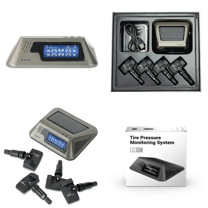 Built-In Solar Screen Display Digital Universal TPMS Sensor 4-Sensor Tire Pressure Monitoring System With LCD Display For
Built-In Solar Screen Display Digital Universal TPMS Sensor 4-Sensor Tire Pressure Monitoring System With LCD Display For