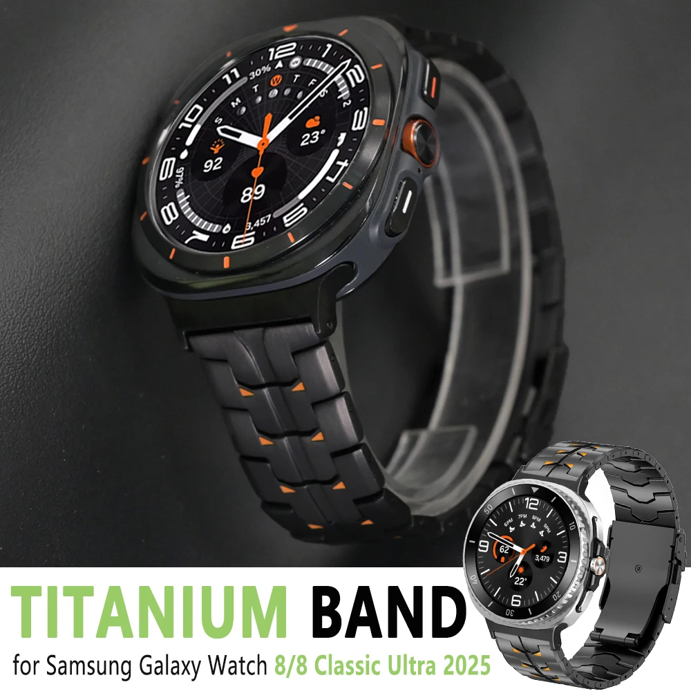 Men Titanium Strap for Samsung Galaxy Watch Ultra 2025 2024 47mm Metal Bracelet for Galaxy Watch 8 Classic 46mm 8 40mm 44mm Band
Men Titanium Strap for Samsung Galaxy Watch Ultra 2025 2024 47mm Metal Bracelet for Galaxy Watch 8 Classic 46mm 8 40mm 44mm Band