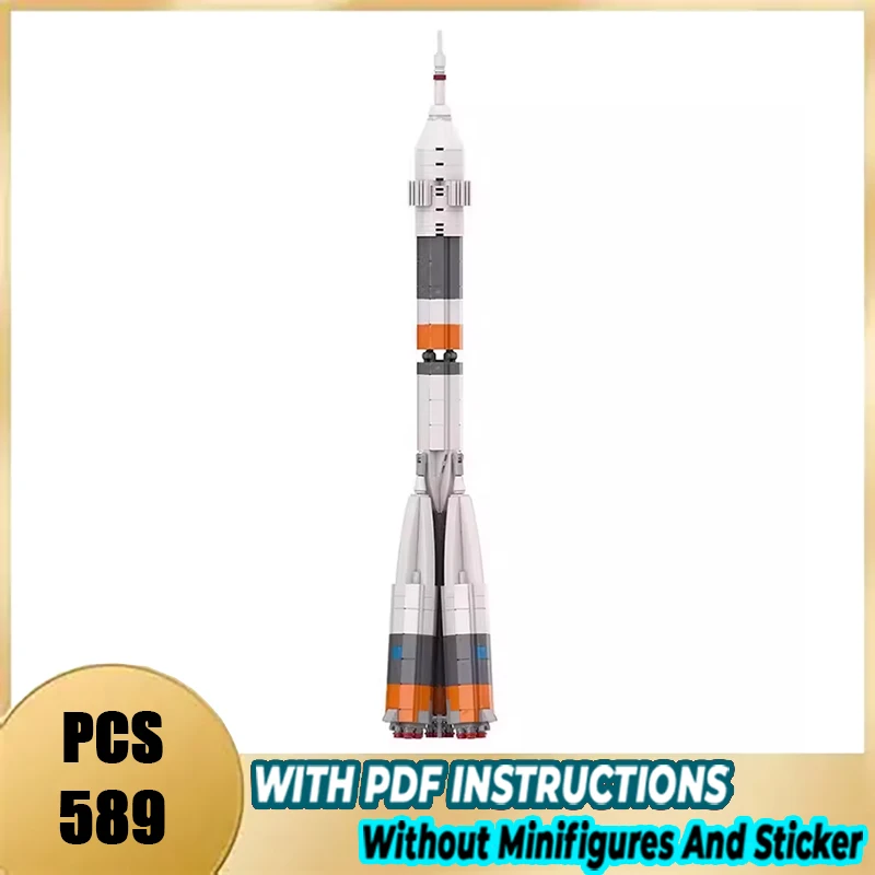 Exquisite MOC Blocks Soviet R-7 Rocket & Soyuz Technical Module Bricks Model DIY Assembly Set Christmas Toy Gift for Hobbyists
Exquisite MOC Blocks Soviet R-7 Rocket & Soyuz Technical Module Bricks Model DIY Assembly Set Christmas Toy Gift for Hobbyists
