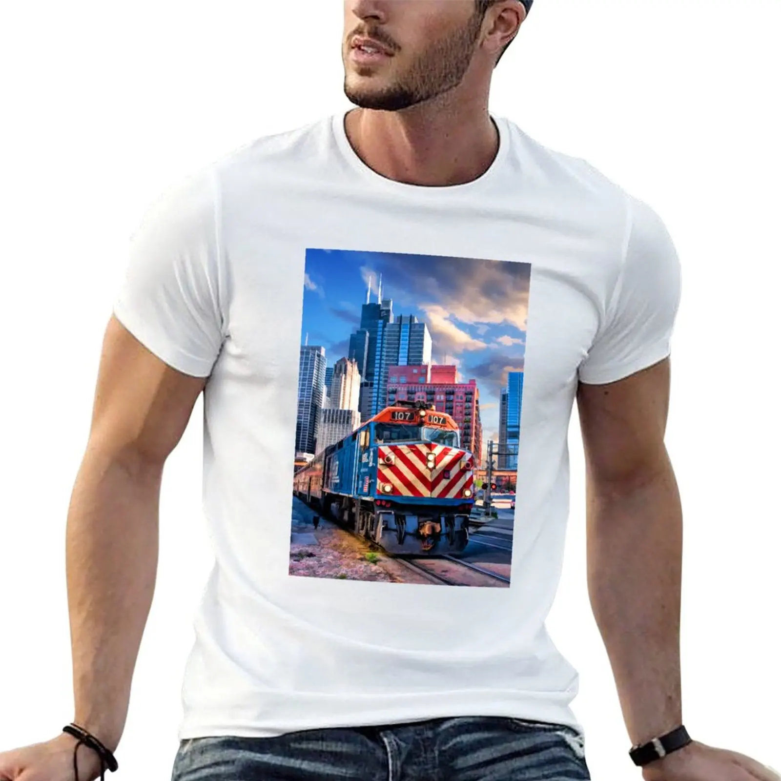 anime shirt print Chicago Train for Downtown man Metra t shirts T-Shirt t custom
anime shirt print Chicago Train for Downtown man Metra t shirts T-Shirt t custom