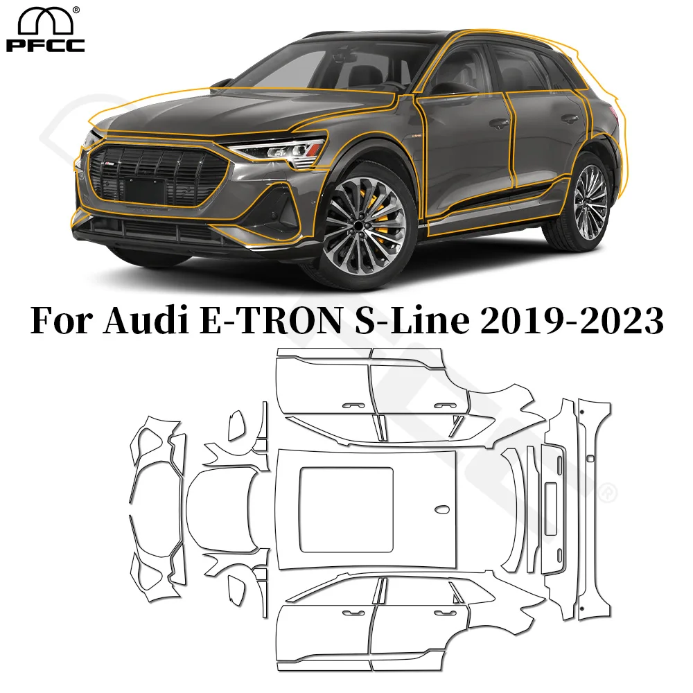 Pre-cut PPF For AUDI E-TRON 2019-2023 TPU Car Paint Protection Film Anti-scratch Clear Bra Resistant Invisible Car Accessories
Pre-cut PPF For AUDI E-TRON 2019-2023 TPU Car Paint Protection Film Anti-scratch Clear Bra Resistant Invisible Car Accessories