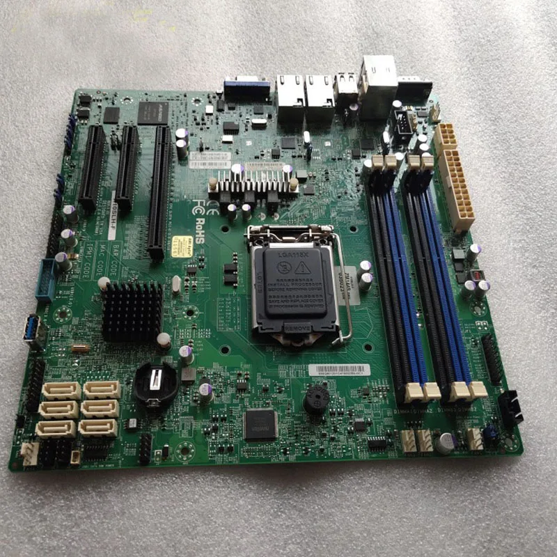 Серверная материнская плата X10SLH-F microATX LGA 1150 C226 с поддержкой E3-1200 v3/v4, DDR3, PCI-E 3.0, 6 SATA3.0, полностью протестирована.
Серверная материнская плата X10SLH-F microATX LGA 1150 C226 с поддержкой E3-1200 v3/v4, DDR3, PCI-E 3.0, 6 SATA3.0, полностью протестирована.