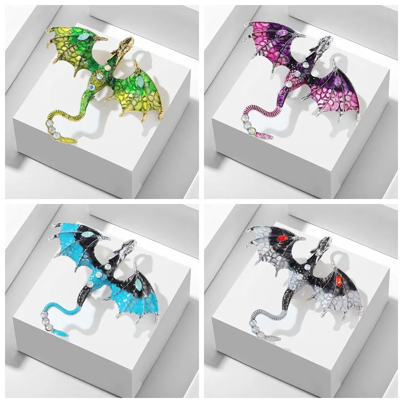 1 PCS enamel dragon rhinestone boutonnier brooches womens high-end temperament chest flower accessories luxury clothes accessory
1 PCS enamel dragon rhinestone boutonnier brooches womens high-end temperament chest flower accessories luxury clothes accessory