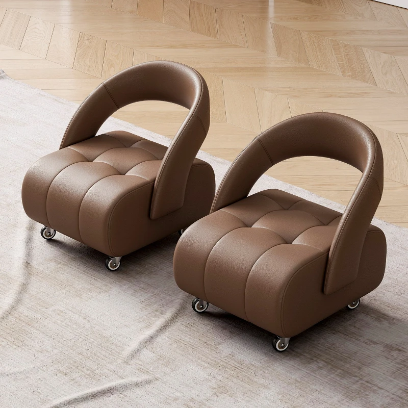 High-end pulley silent small bench sofa stool backrest household small stool chair Italian universal wheel living room
High-end pulley silent small bench sofa stool backrest household small stool chair Italian universal wheel living room