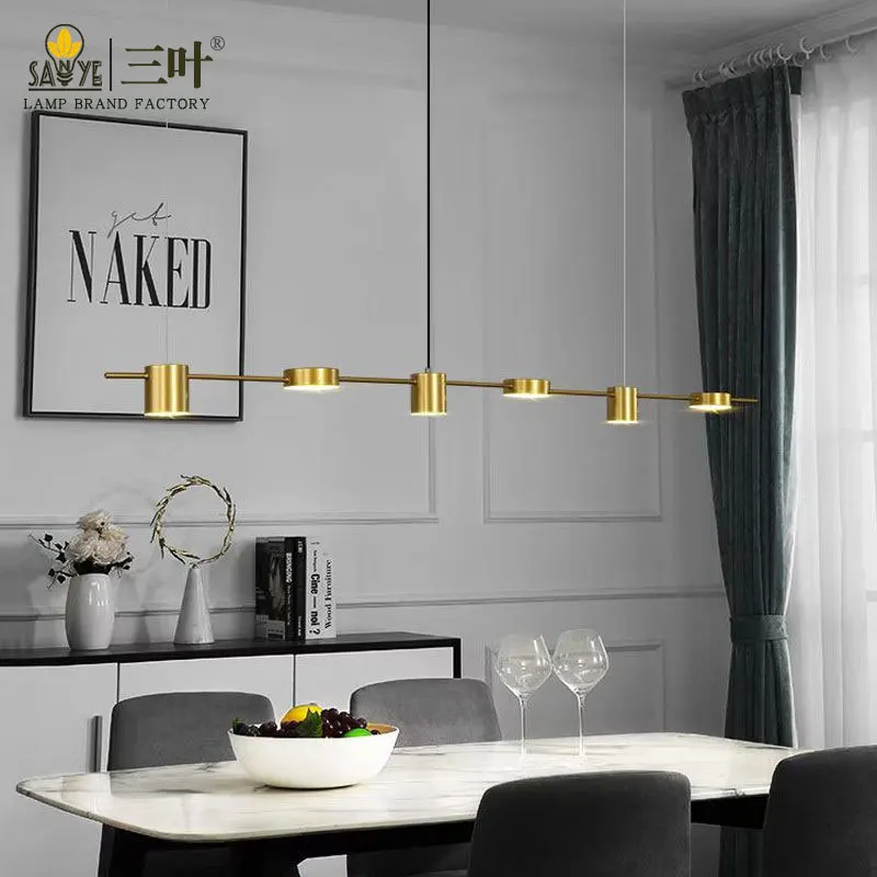 Best Selling Long Bar LED Lighting Nordic Minimalist Restaurant Hanging Lamp Popular in Bars And Dining Areas Export Quality
Best Selling Long Bar LED Lighting Nordic Minimalist Restaurant Hanging Lamp Popular in Bars And Dining Areas Export Quality