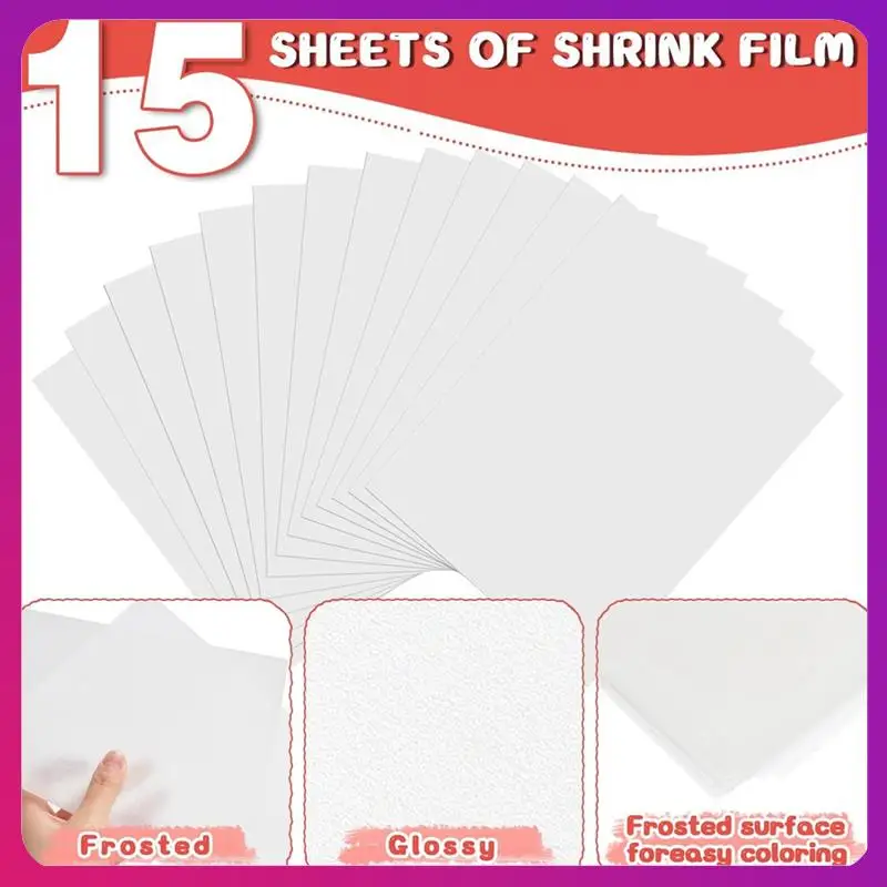 ABKL-170 PCS Shrink Plastic Sheets Kit,Shrink Art Paper With 15 Sheets Shrink Sheets,For Crafts Jewelry Making DIY
ABKL-170 PCS Shrink Plastic Sheets Kit,Shrink Art Paper With 15 Sheets Shrink Sheets,For Crafts Jewelry Making DIY