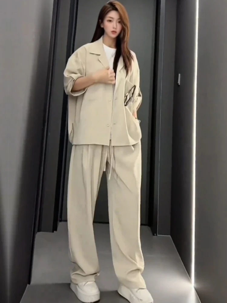 Summer Thin Short Sleeve Shirt Casual Loose Comfortable Drapey Pants Set for Men Korean Style Two-Piece Suit Lightweight Cotton
Summer Thin Short Sleeve Shirt Casual Loose Comfortable Drapey Pants Set for Men Korean Style Two-Piece Suit Lightweight Cotton