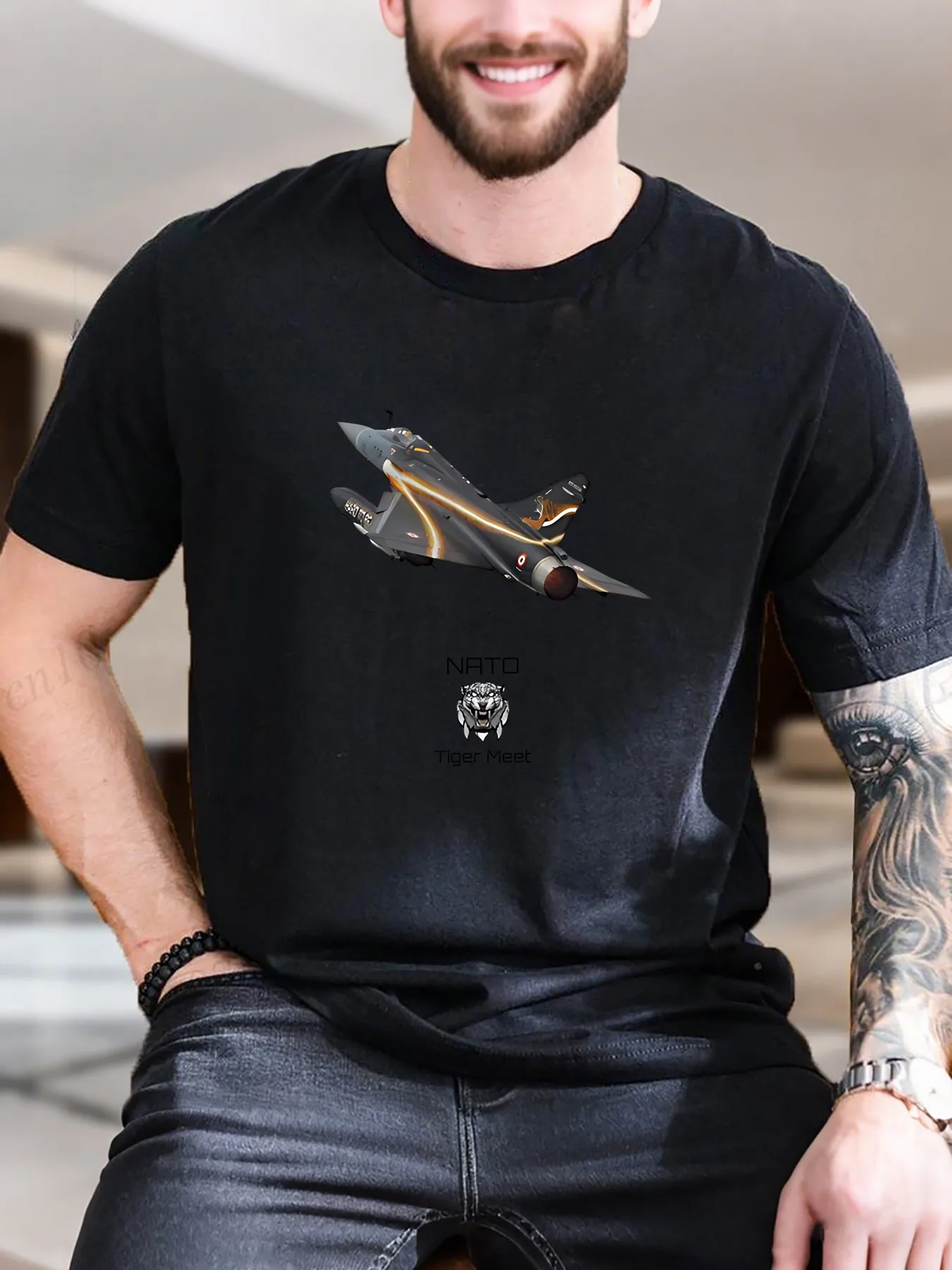 New Arrival Fashion Nato Tiger Meet Heavyweight Hot Sale Vintage Funny Fashionable Men's T-Shirt
New Arrival Fashion Nato Tiger Meet Heavyweight Hot Sale Vintage Funny Fashionable Men's T-Shirt