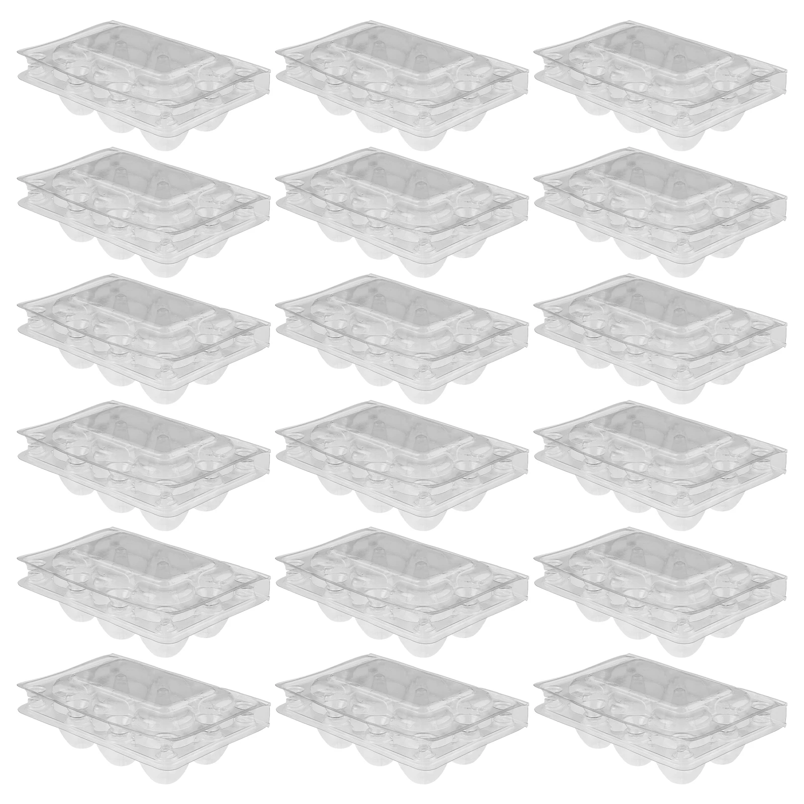 50pcs Quail Egg Boxes Transparent PVC Fridge Storage Camping Tray Cartons Plastic Container Eggs Holder Storage Solutions
50pcs Quail Egg Boxes Transparent PVC Fridge Storage Camping Tray Cartons Plastic Container Eggs Holder Storage Solutions