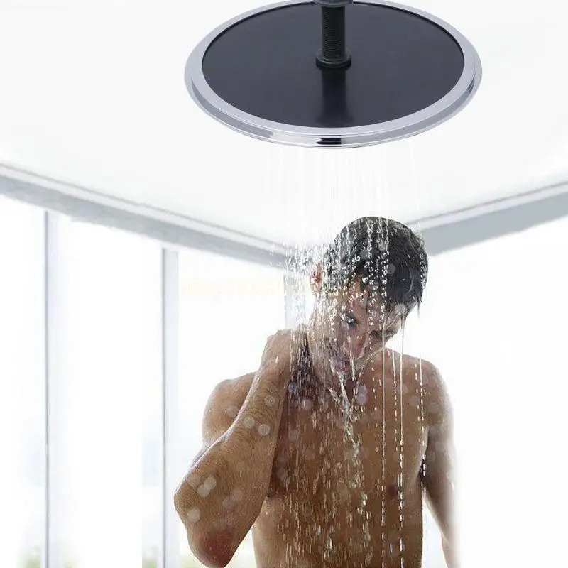 Modern Round Shower Head Top Mount Rainfall Shower with Straight Screw Connection for Bathroom
Modern Round Shower Head Top Mount Rainfall Shower with Straight Screw Connection for Bathroom