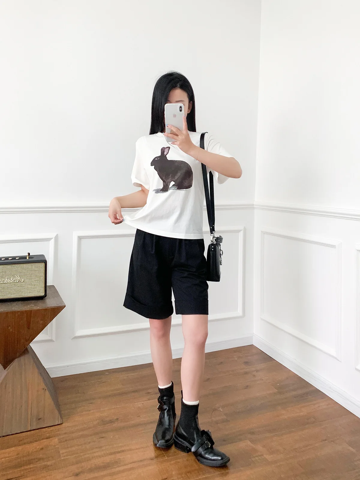 2023 New Tee Rabbit Print Women Cotton White T Shirt O-neck Short Sleeve Lady Simple Fashion Tops
2023 New Tee Rabbit Print Women Cotton White T Shirt O-neck Short Sleeve Lady Simple Fashion Tops