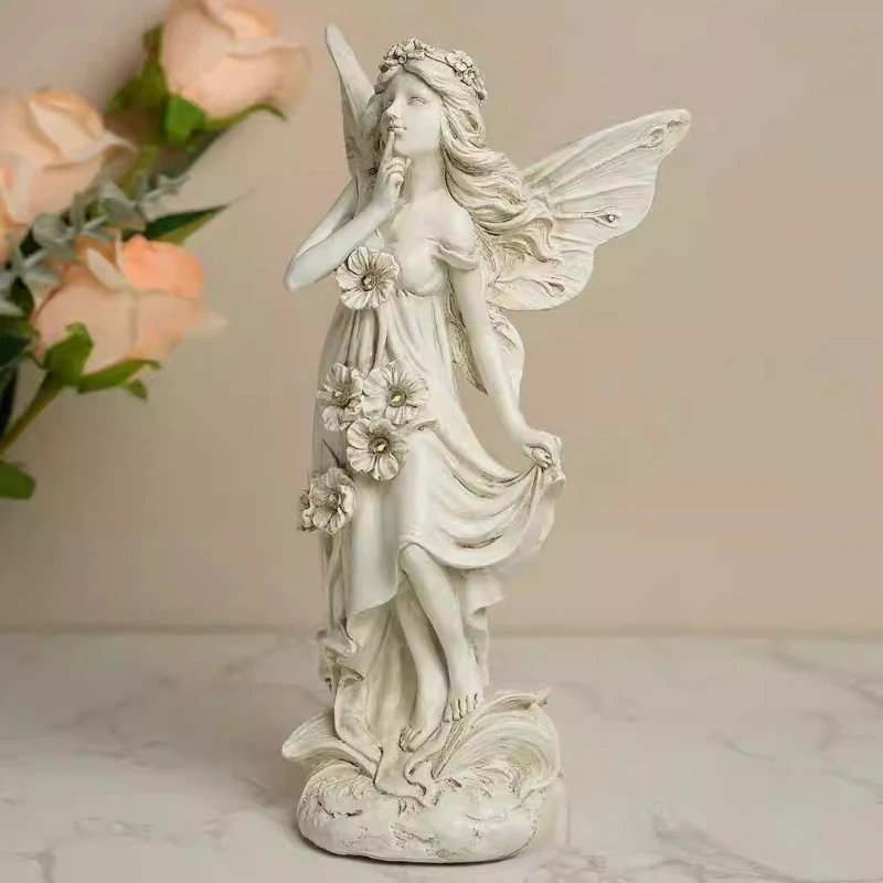 Ins European Retro Flower Fairy Angel Sculpture Home Entrance Courtyard Desktop Decoration Resin Ornaments
Ins European Retro Flower Fairy Angel Sculpture Home Entrance Courtyard Desktop Decoration Resin Ornaments