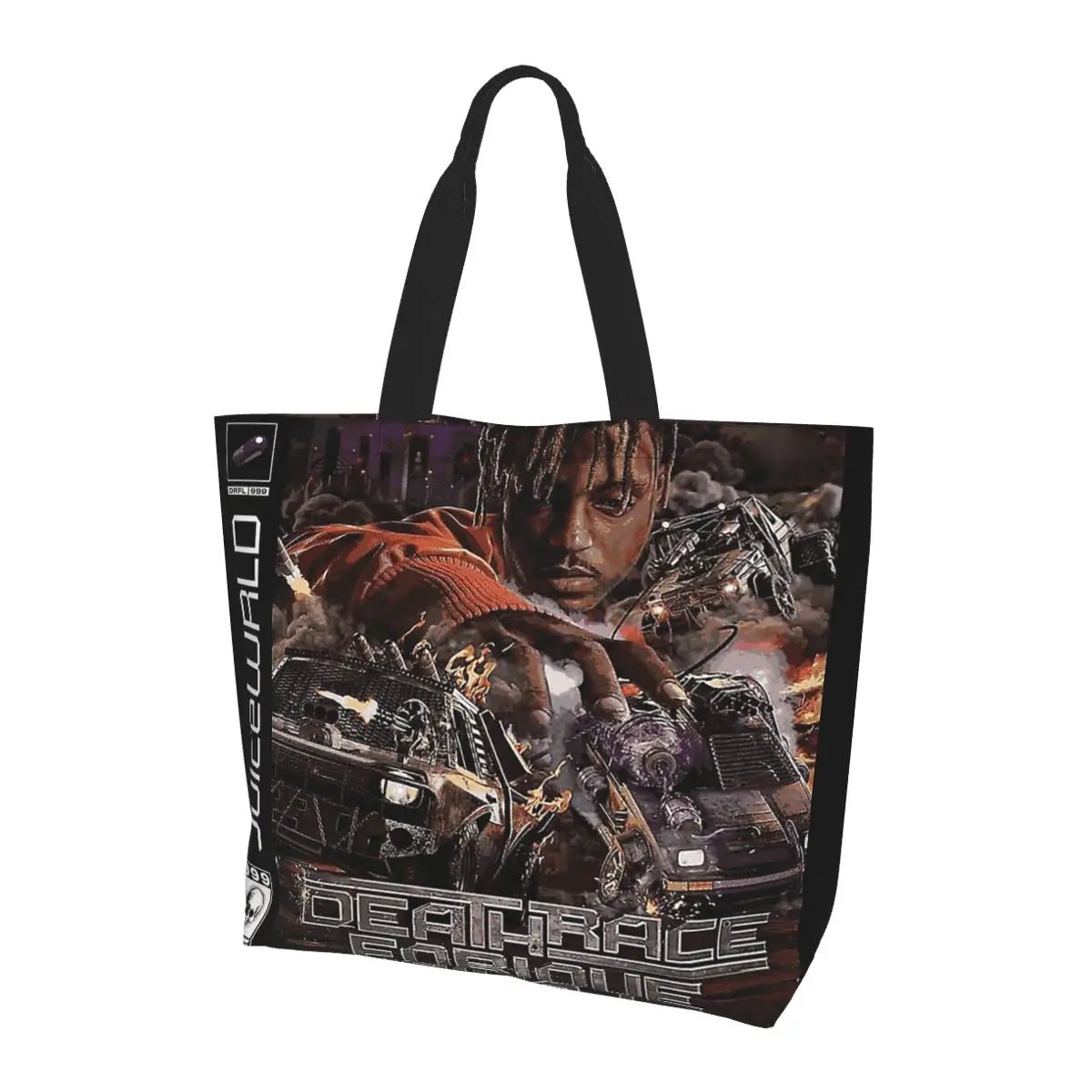 JuiceWrld Death Race Love Wall Shopping Tote Bag Canvas Large Capacity Shoulder Bags Shopper Grocery Handbag for Women
JuiceWrld Death Race Love Wall Shopping Tote Bag Canvas Large Capacity Shoulder Bags Shopper Grocery Handbag for Women