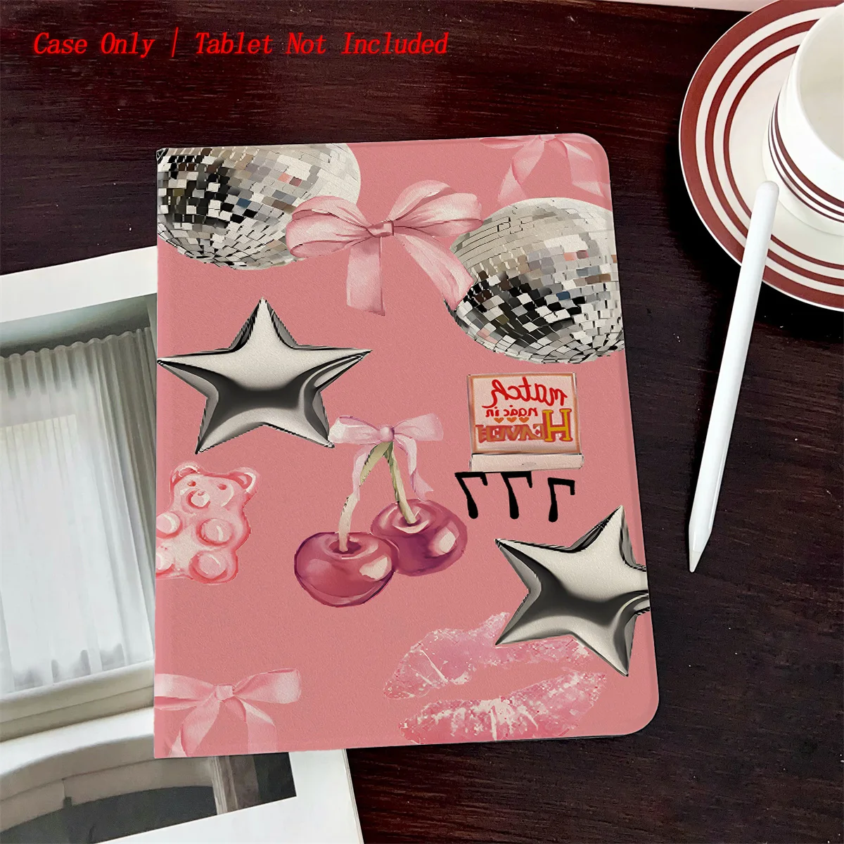 Book Style iPad Case with Pen Slot & Cool Pink Print for Pro 12.9/11/Air 10.9/iPad 10.2/Mini 6, Shockproof Wear-Resistant
Book Style iPad Case with Pen Slot & Cool Pink Print for Pro 12.9/11/Air 10.9/iPad 10.2/Mini 6, Shockproof Wear-Resistant