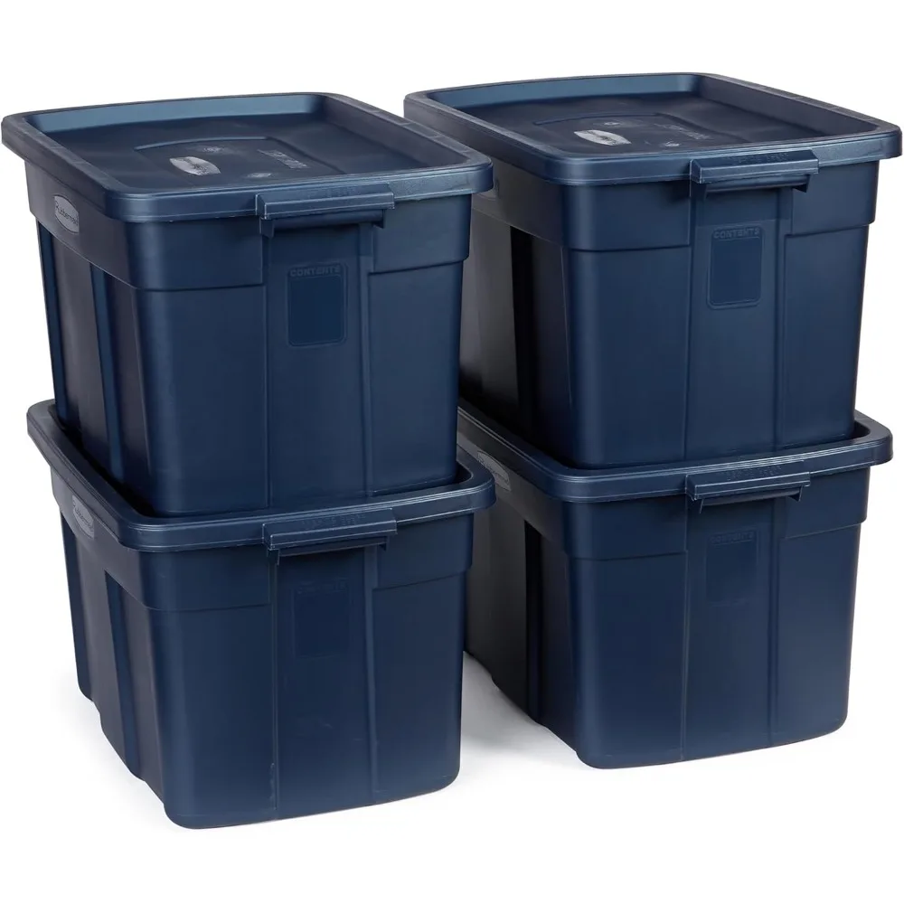 High quality-4 Pack,Tote 25 Gal,Dark Indigo Metallic, Rugged Plastic Stackable Storage Bins with Lids and Handles- Free Delivery
High quality-4 Pack,Tote 25 Gal,Dark Indigo Metallic, Rugged Plastic Stackable Storage Bins with Lids and Handles- Free Delivery