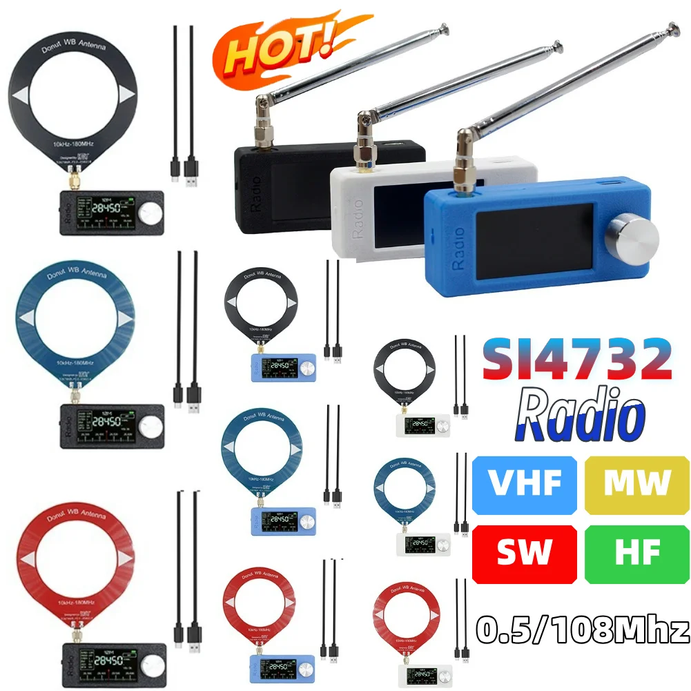 SI4732 Карманное мини-радио HF MW AM FM Портативное радио 0,5-108 МГц Радиоприемник для детей старшего возраста для учебы для офиса
SI4732 Карманное мини-радио HF MW AM FM Портативное радио 0,5-108 МГц Радиоприемник для детей старшего возраста для учебы для офиса