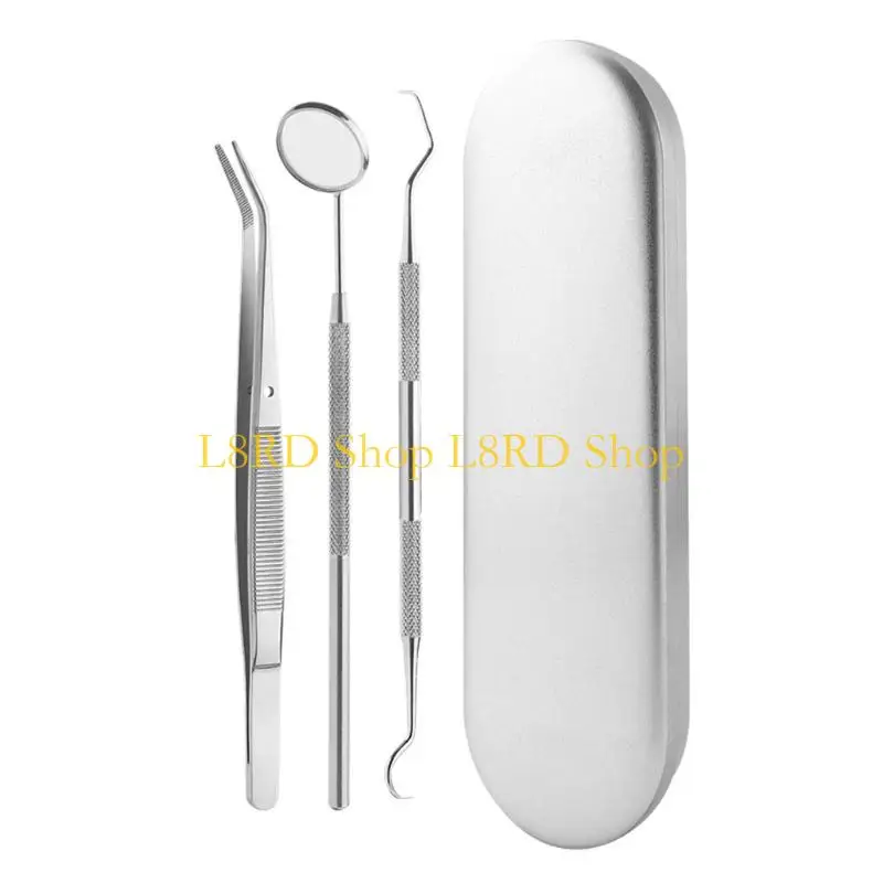 L8RD Mirror Dentist Prepared Probe Tooth Care Tweezer Hoe Sickle for Scaler Cleaning
L8RD Mirror Dentist Prepared Probe Tooth Care Tweezer Hoe Sickle for Scaler Cleaning