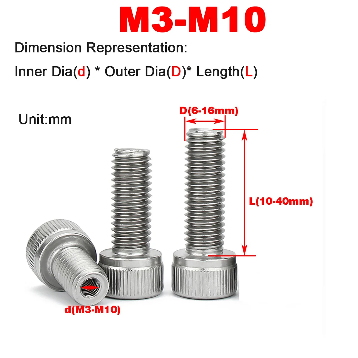 304 Stainless Steel Hexagonal Screw With Inner And Outer Teeth Conversion Nut Hollow Stop Screw M3M4M5M6M8M10
304 Stainless Steel Hexagonal Screw With Inner And Outer Teeth Conversion Nut Hollow Stop Screw M3M4M5M6M8M10
