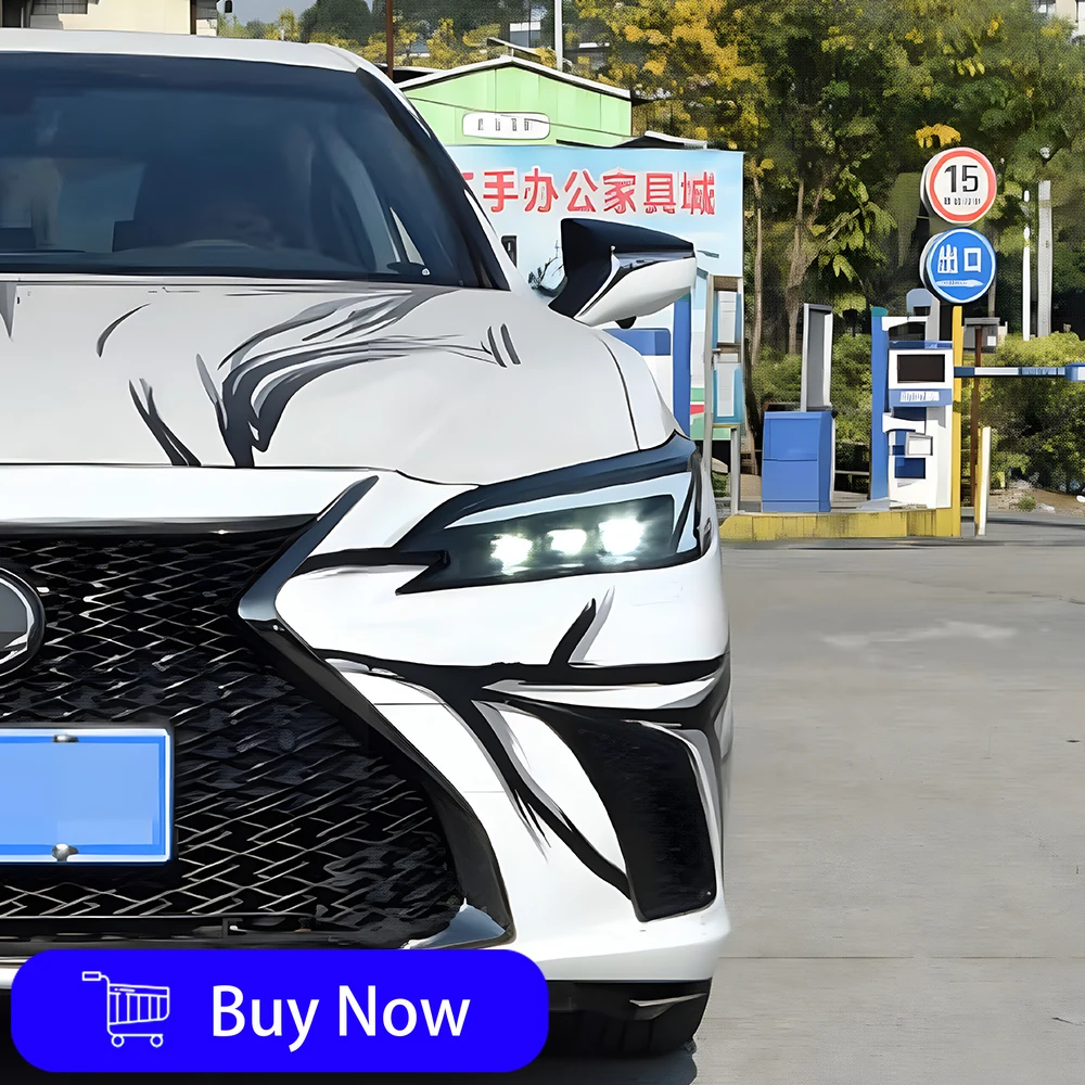 For Lexus ES 200, 260, 300 2018-2024 models, front headlight assembly upgrade to 2025 LED 3-lens version, with Accessory
For Lexus ES 200, 260, 300 2018-2024 models, front headlight assembly upgrade to 2025 LED 3-lens version, with Accessory