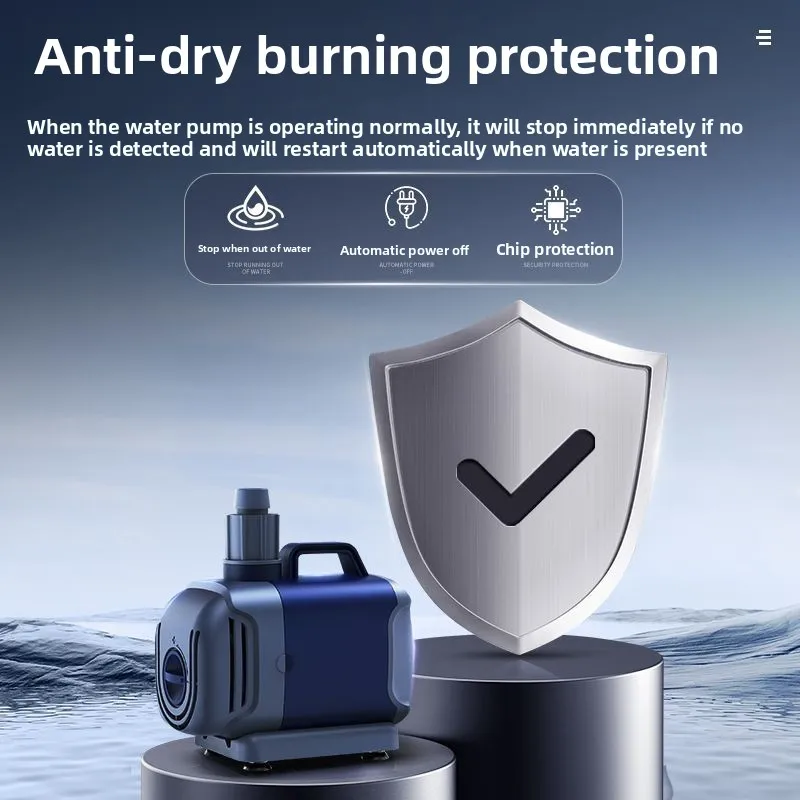 Water Pump Ultra-quiet Circulation Filter Submersible Pump Small Suction Pump Amphibious
Water Pump Ultra-quiet Circulation Filter Submersible Pump Small Suction Pump Amphibious