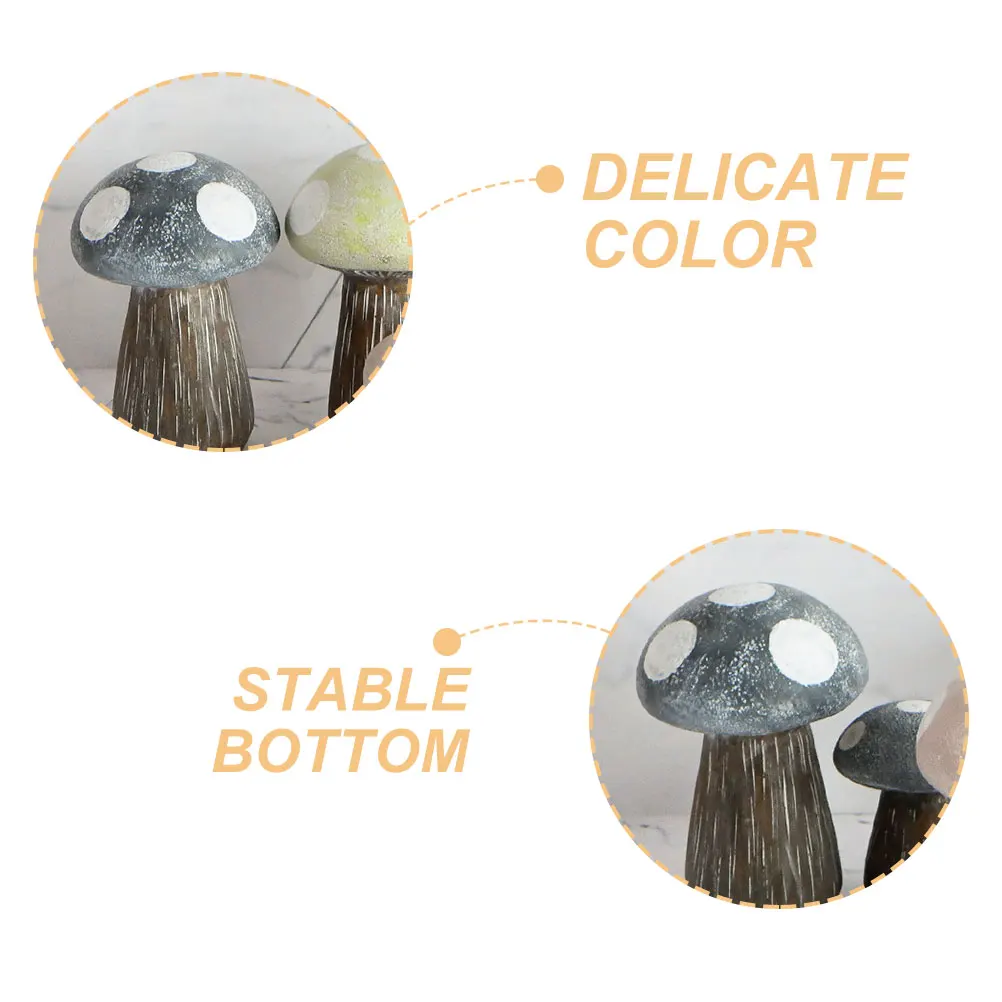2pcs Decor Resin Garden Ornament Outdoor Mushroom Statue Cute Bonsai Decoration Desktop Lawn Prop Simulation Mushroom Adornment
2pcs Decor Resin Garden Ornament Outdoor Mushroom Statue Cute Bonsai Decoration Desktop Lawn Prop Simulation Mushroom Adornment