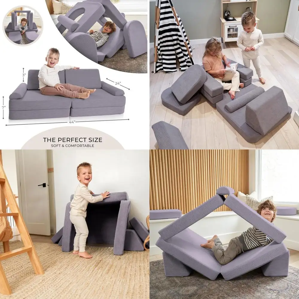 Toddler Play Couch: Comfortable & Creative for Building Imaginative Forts in Playrooms and Nurseries
Toddler Play Couch: Comfortable & Creative for Building Imaginative Forts in Playrooms and Nurseries