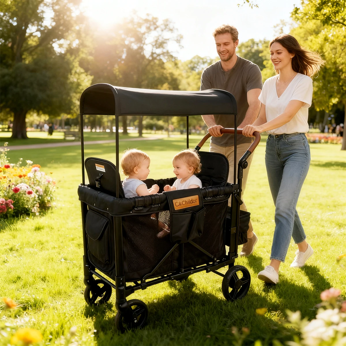 2-seat foldable baby stroller, detachable roof camper van, suitable for babies over 6 months old, Thanksgiving gift
2-seat foldable baby stroller, detachable roof camper van, suitable for babies over 6 months old, Thanksgiving gift