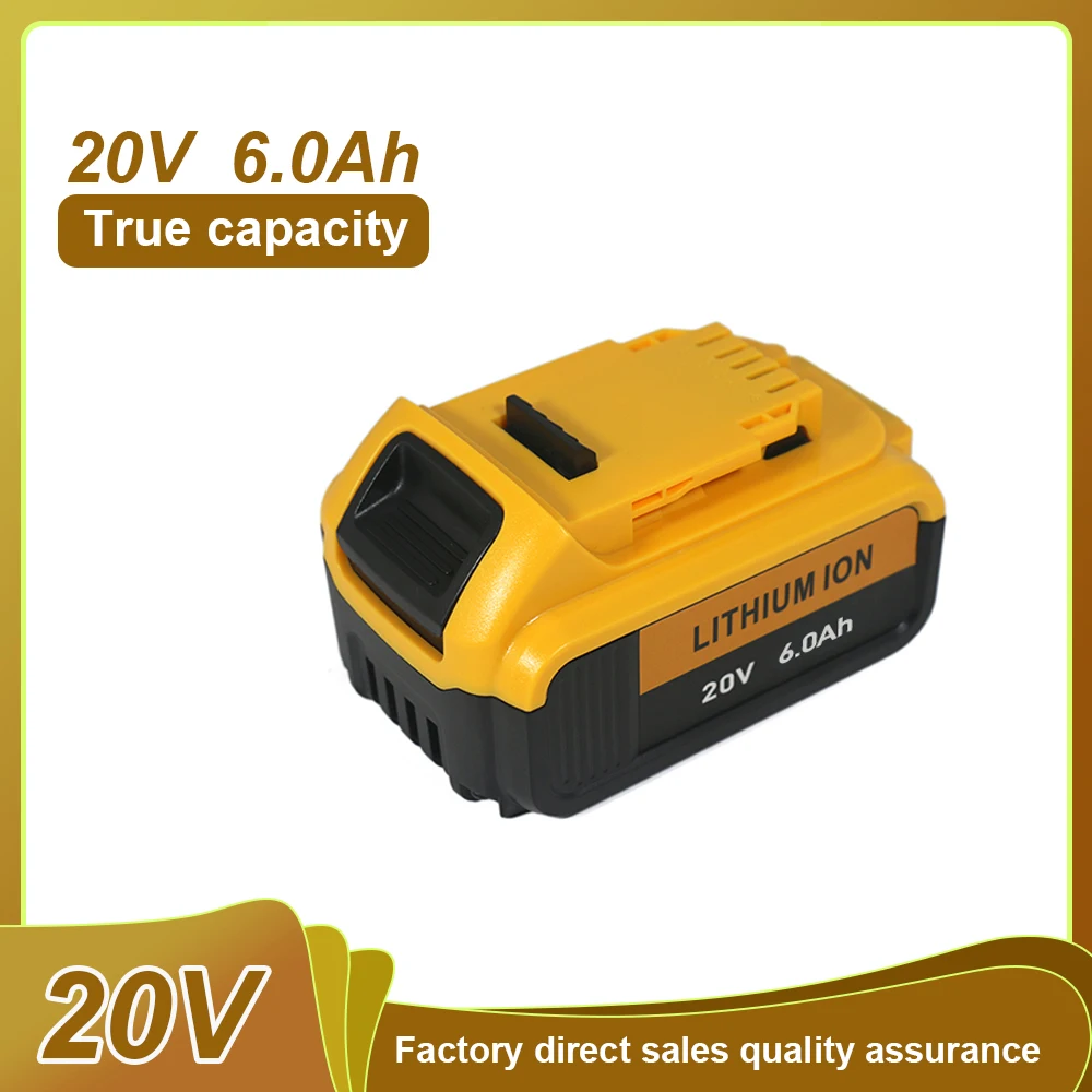 For DEWALT 20V 6000mAh 6.0Ah Rechargeable Power Tool Lithium ion Battery, DCB202 DCB204 DCB206 DCB205 DCB180 DCB181
For DEWALT 20V 6000mAh 6.0Ah Rechargeable Power Tool Lithium ion Battery, DCB202 DCB204 DCB206 DCB205 DCB180 DCB181