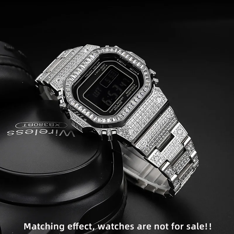 GMW-B5000 Подходит для Casio G-Shock, ремешок из нержавеющей стали 3459, маленький квадратный корпус из нержавеющей стали GMW-B5000, комплект для мужчин.
GMW-B5000 Подходит для Casio G-Shock, ремешок из нержавеющей стали 3459, маленький квадратный корпус из нержавеющей стали GMW-B5000, комплект для мужчин.