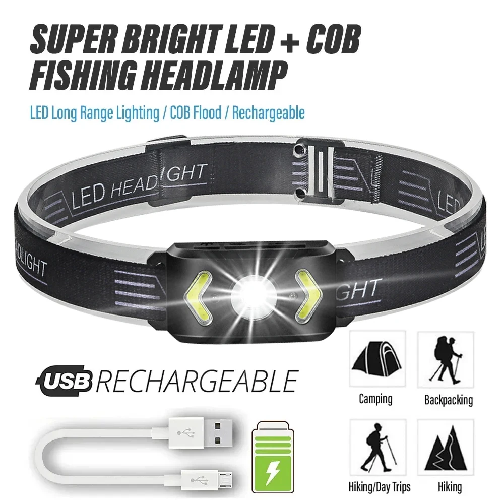 Intelligent Induction LED Light Long-range Usb Night Fishing Rechargeable Outdoor Head-mounted Flashlight Emergency Light
Intelligent Induction LED Light Long-range Usb Night Fishing Rechargeable Outdoor Head-mounted Flashlight Emergency Light