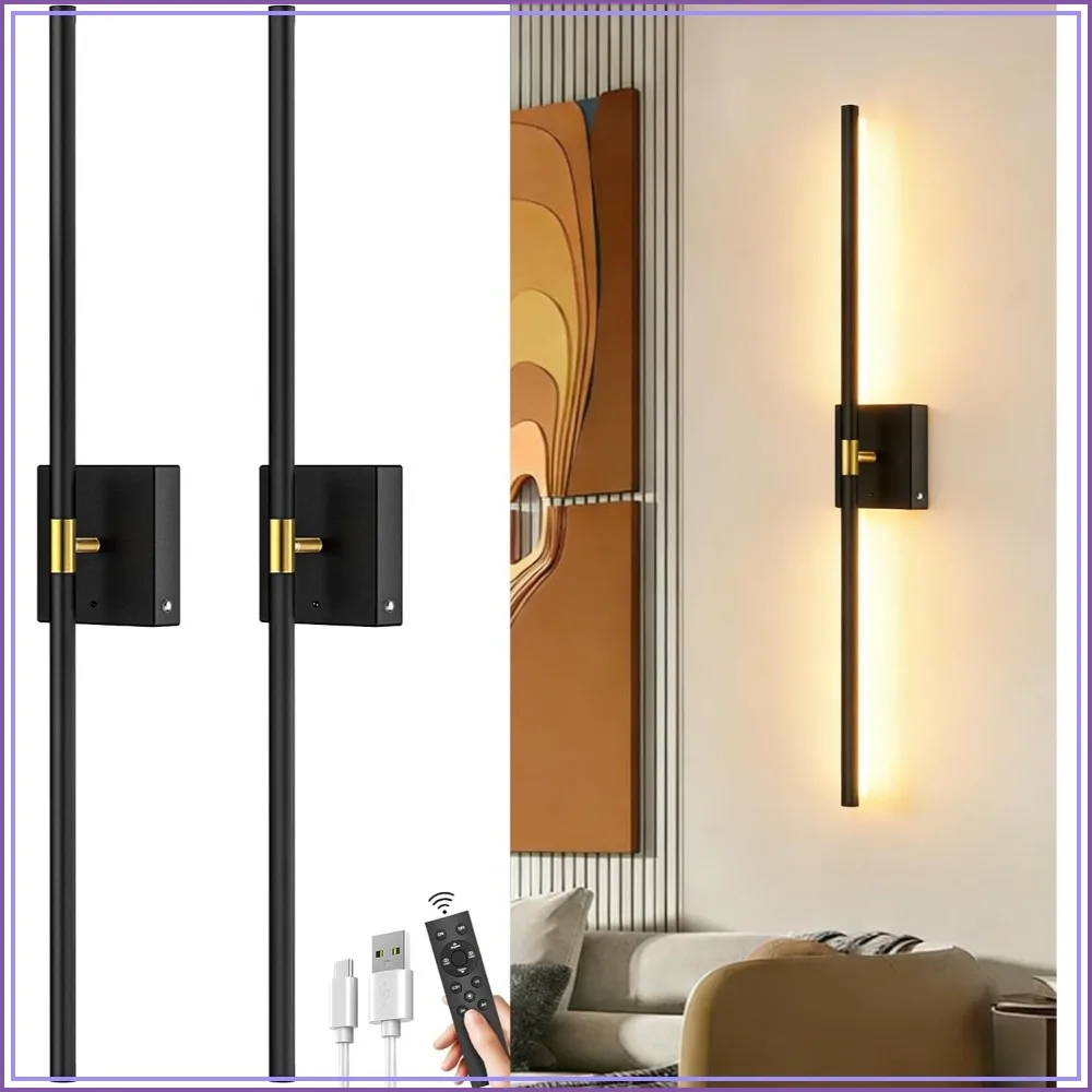 Rechargeable Wall Sconces Set of 2: 10000mAh, 360° Rotatable, 4CCT Dimmable, Magnetic Wireless Wall Lights for Bedroom Living Room Hallway
Rechargeable Wall Sconces Set of 2: 10000mAh, 360° Rotatable, 4CCT Dimmable, Magnetic Wireless Wall Lights for Bedroom Living Room Hallway