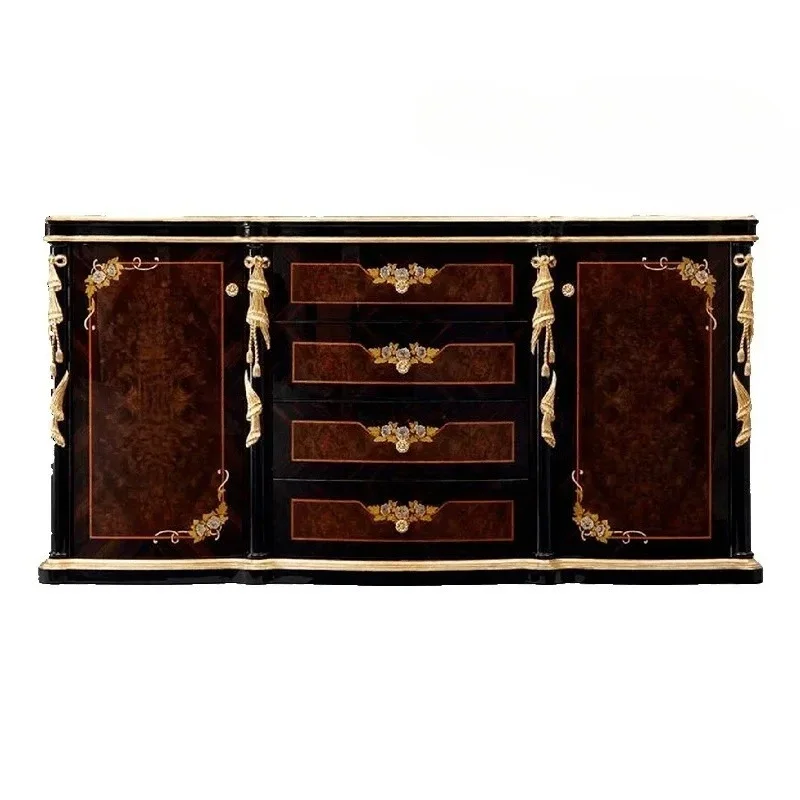 New Chinese classical luxury solid wood carving flower dining side cabinet parquet restaurant storage large apartment villa home
New Chinese classical luxury solid wood carving flower dining side cabinet parquet restaurant storage large apartment villa home