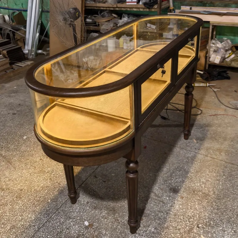 Display Counter Jewelry Display Cabinet Jade Jade Wood Nakajima Cabinet
Display Counter Jewelry Display Cabinet Jade Jade Wood Nakajima Cabinet