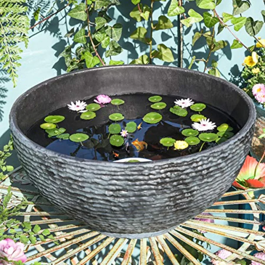Large Garden Bowl Planter Water Plant Pot Miniature Landscaping Succulent Planter 15.6 Inch Marble Texture Water Lily Pots Smal
Large Garden Bowl Planter Water Plant Pot Miniature Landscaping Succulent Planter 15.6 Inch Marble Texture Water Lily Pots Smal