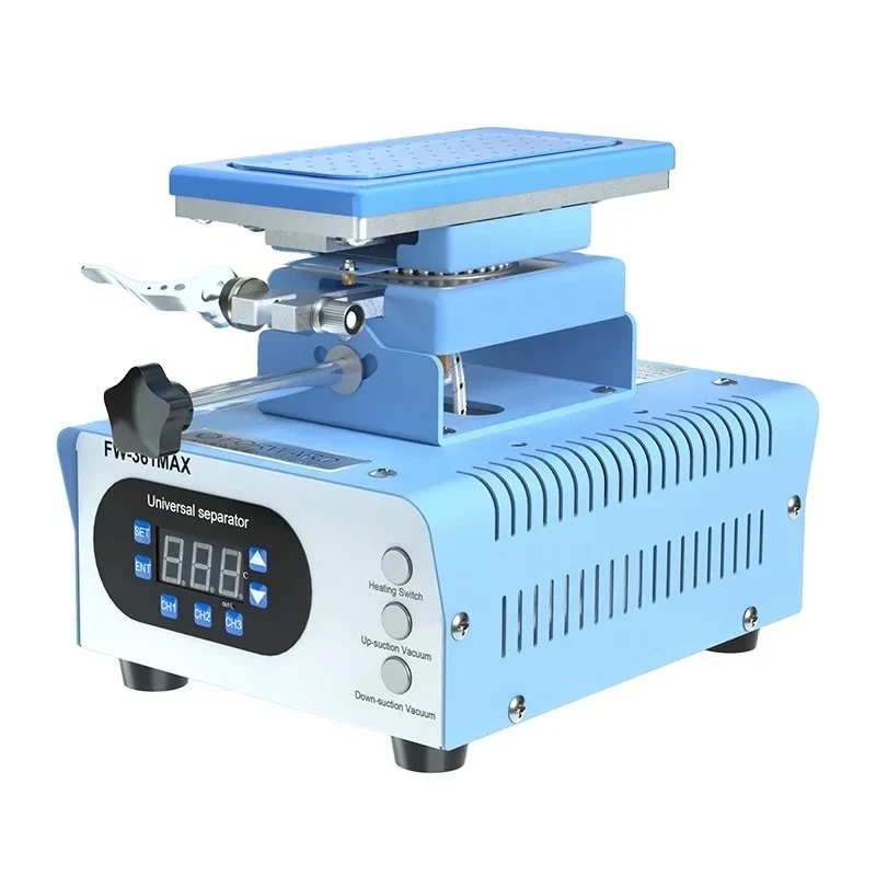 Max 7-in-1 Mid-Frame Phone Glass Repair Separator Machine with 370 Rotary Vacuum Platform for Electronic Device Maintenance
Max 7-in-1 Mid-Frame Phone Glass Repair Separator Machine with 370 Rotary Vacuum Platform for Electronic Device Maintenance