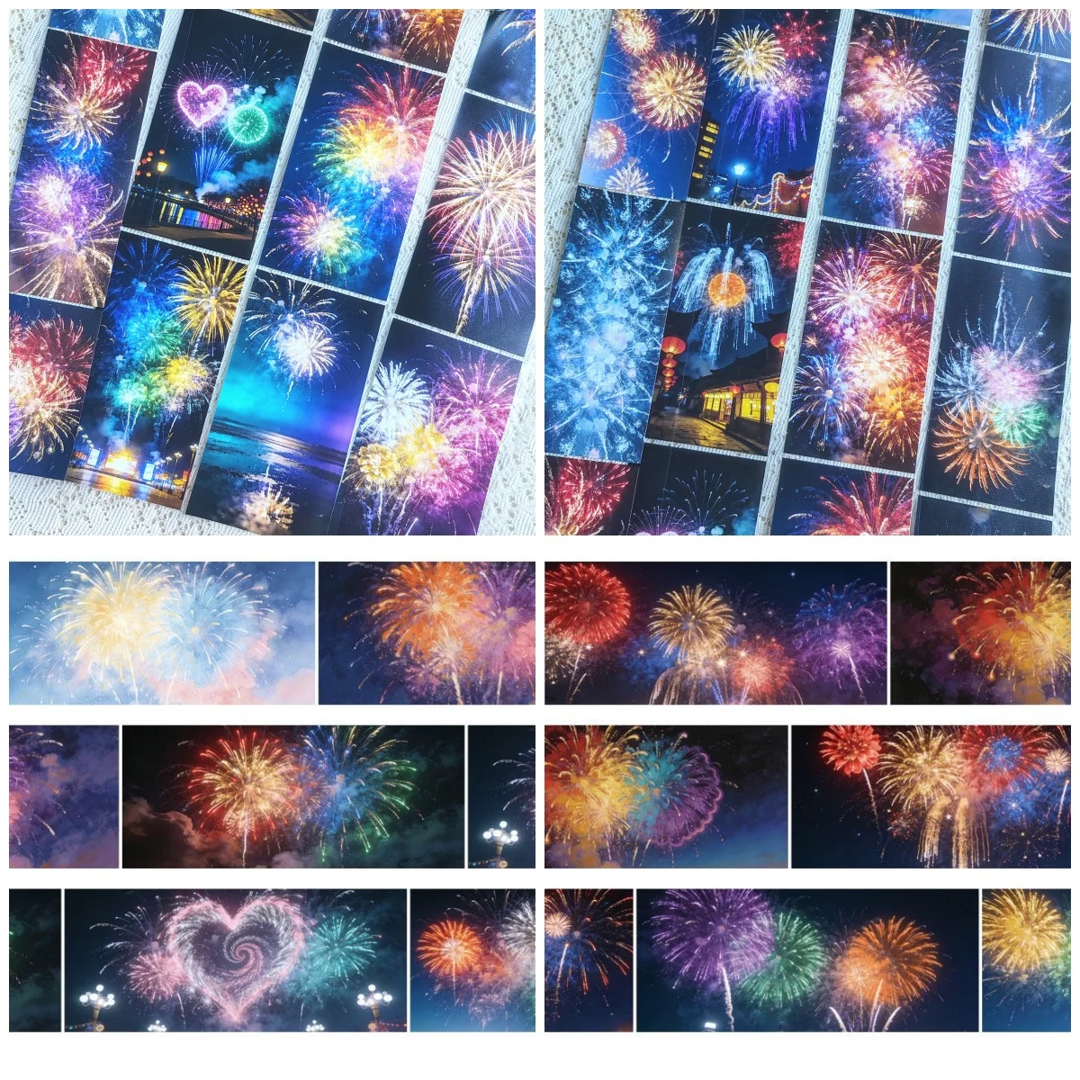 Homemade Sparkles Sky Pet New Year Romantic Light Bursts Sky Handbook Tape Collage Decorative Gooka Landscaping Tape
Homemade Sparkles Sky Pet New Year Romantic Light Bursts Sky Handbook Tape Collage Decorative Gooka Landscaping Tape