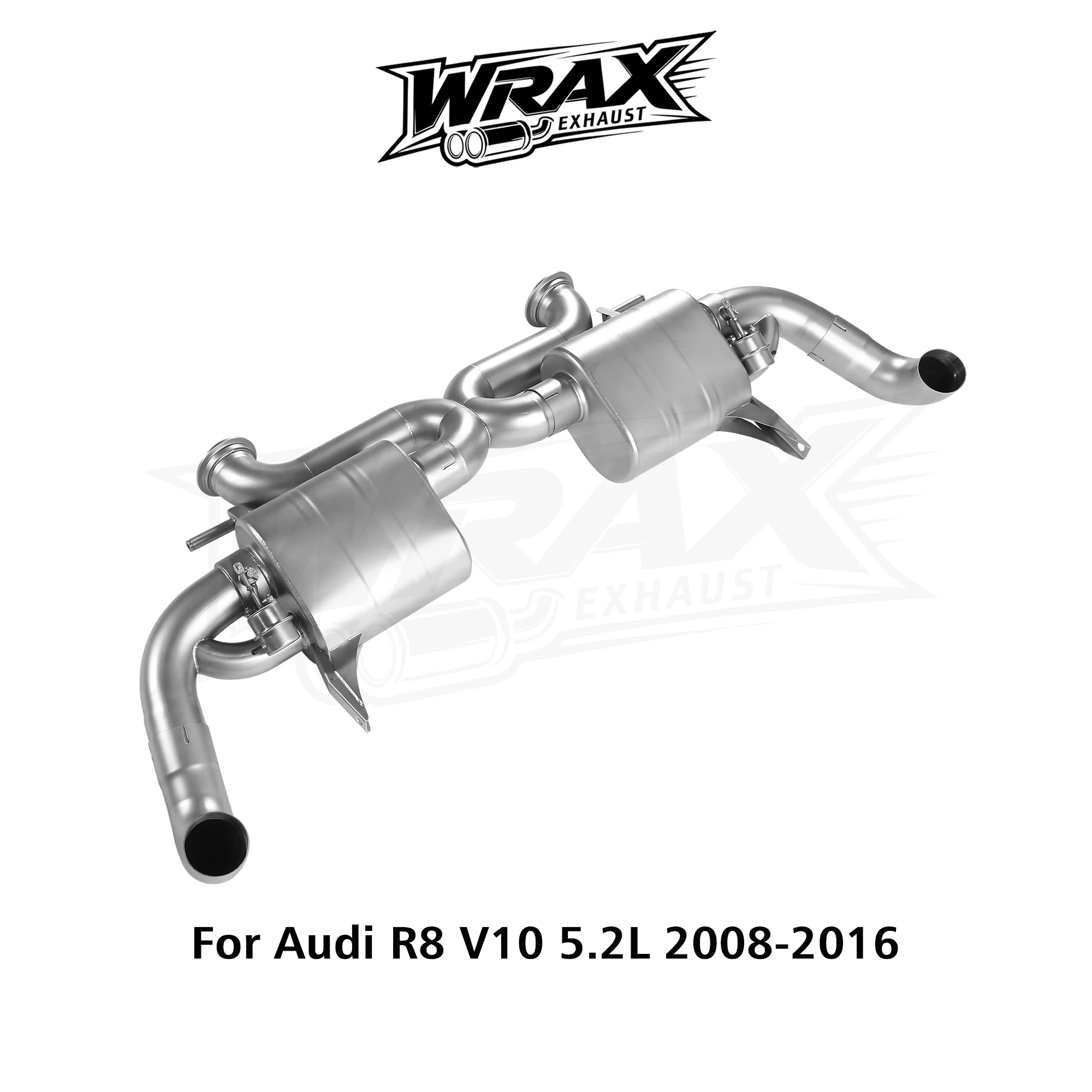 WRAX High-flow Sport Exhaust for Audi R8 V10 5.2L 2008-2016 SS304 Catback with Valve Controller Deep Roar・OE-Perfect Fit
WRAX High-flow Sport Exhaust for Audi R8 V10 5.2L 2008-2016 SS304 Catback with Valve Controller Deep Roar・OE-Perfect Fit