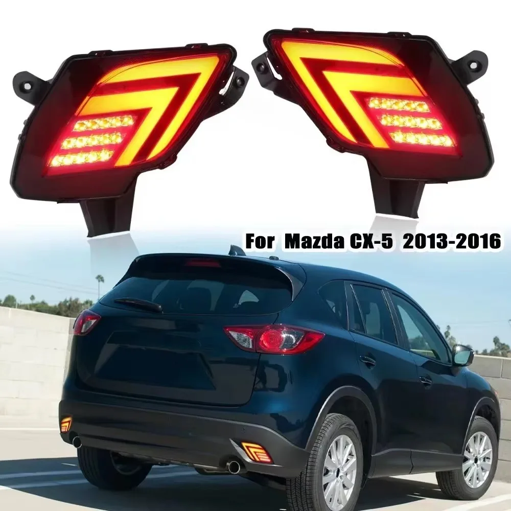 Car LED Rear Bumper Reflector Lights For Mazda CX5 CX-5 2013-2016 12V Driving Brake Warning Lamps Dynamic Turn Signal Accessory
Car LED Rear Bumper Reflector Lights For Mazda CX5 CX-5 2013-2016 12V Driving Brake Warning Lamps Dynamic Turn Signal Accessory