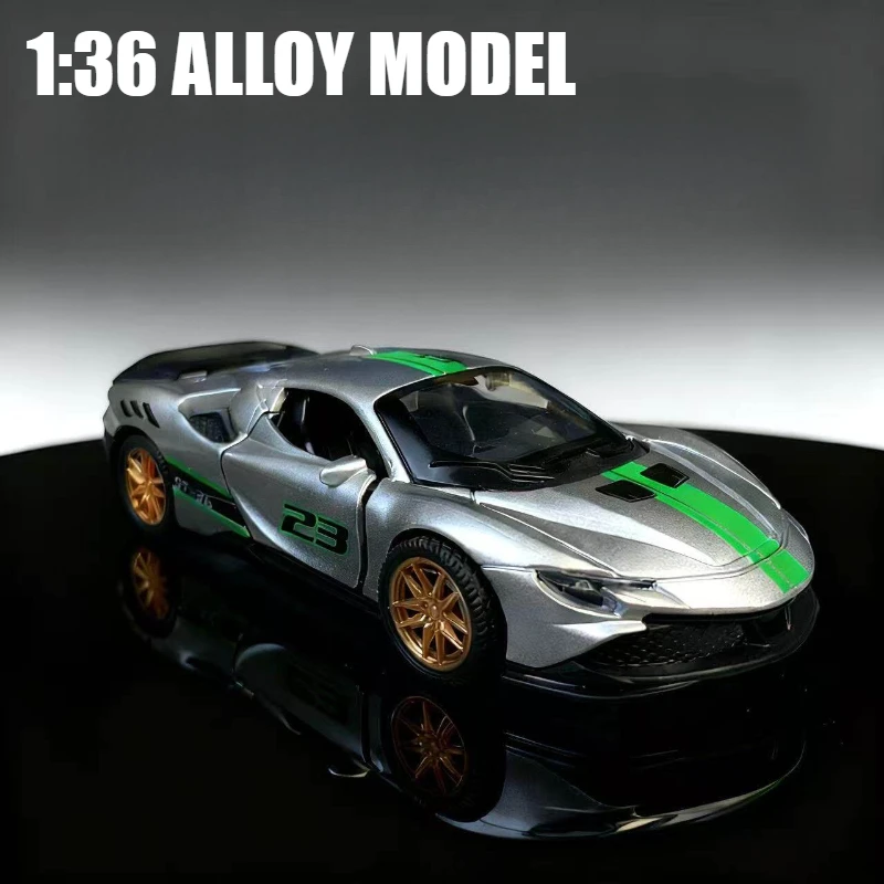 1:36 SF90 Sports Car Model Alloy Diecast Toy Metal Vehicles Car Model Simulation Mini Toys Collectible Gifts
1:36 SF90 Sports Car Model Alloy Diecast Toy Metal Vehicles Car Model Simulation Mini Toys Collectible Gifts